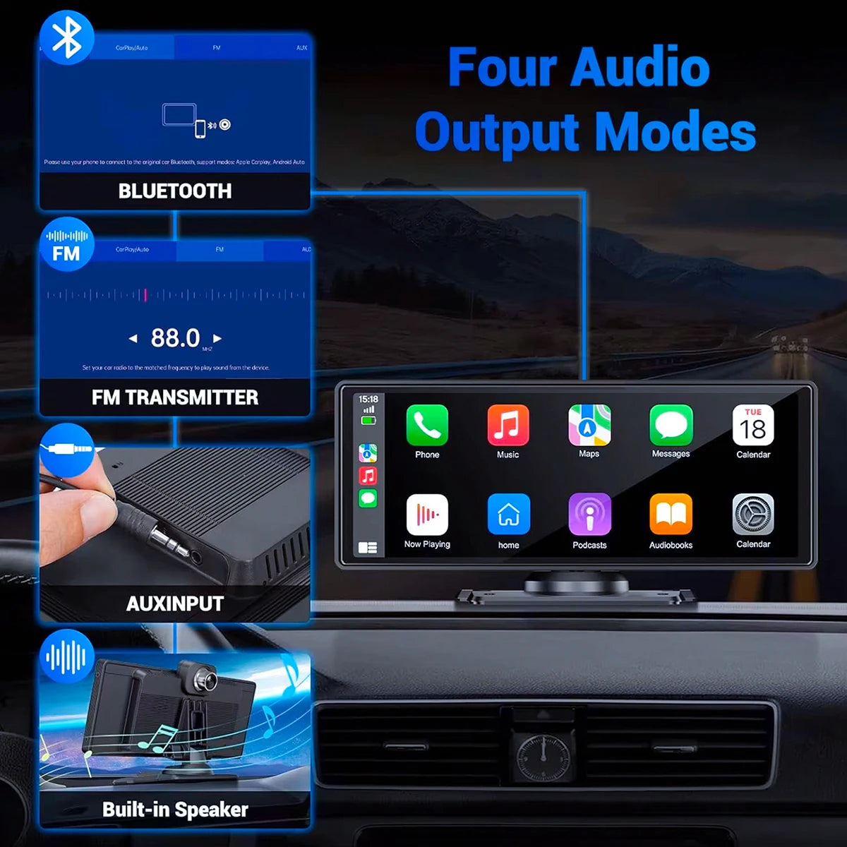 Portable Wireless Car Screen