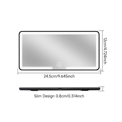 LED Car Makeup Mirror