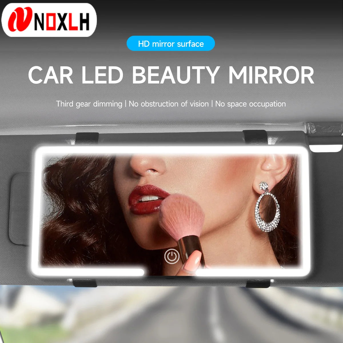 LED Car Makeup Mirror